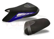 Fit Yamaha Yzf R6 2003-2004 Volcano Design Seat Cover Blue Y049Cb160 Anti Slip