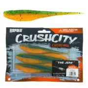Rapala Crush City The Jerk Soft Bait 5in Qty 5 Rockmelon