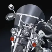 National Cycle SwitchBlade Chopped Quick Release Windshield Clear N21107