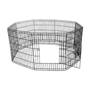 24" 8 Panel Pet Dog Playpen Puppy Exercise Cage Enclosure Fence Play Pen