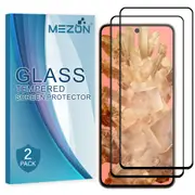 [2 Pack] Google Pixel 8 (6.2") Tempered Glass Full Coverage Crystal Clear Premium 3D Edge 9H HD Screen Protector by MEZON (Pixel 8, HD Full) – FREE EXPRESS