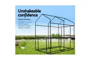 Greenfingers Greenhouse 1.2x1.9x1.9M Walk in Green House Tunnel Plant Garden Shed 4 Shelves