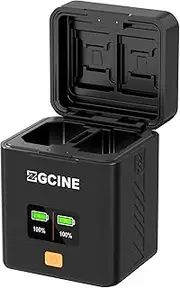 ZGCINE PS-W126 Charging Case USBC PD Fast Dual Charger for Fujifilm NP-W126 Camera Battery