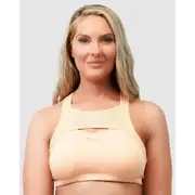 Shock Absorber High Impact Active Crop Top Sports Bra-Peach