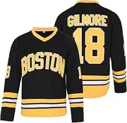 [ZIGOR] Happy Gilmore Jersey #18 Adam Sandler 1996 Movie Ice Hockey Jersey Stitched Black Size S-XXXL