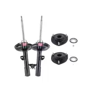 Pair Front KYB Shock Absorbers + Strut Mount Kit for TOYOTA KLUGER MCU28R 03-07