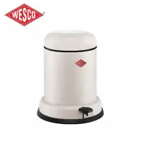 在飛比找Yahoo奇摩購物中心優惠-【 WESCO】爵士桶/腳踏式垃圾桶8L-消光米白_1341