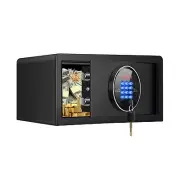1.2 cu ft Fireproof Safe Box, Anti-Theft Hotel Safe with Combination Lock, Hi...