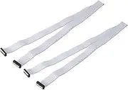 uxcell 2 Pcs IDC Flat Ribbon Cable, 2.54mm Pitch 30mm Width 100cm Long 24 Pin FC to FC Flat Ribbon Connector Jumper Wire for PC, LED Displays