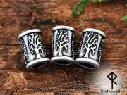 Viking Beard Beads Yggdrasil Hair Rings Celtic Tree of life Norse Dreadlocks
