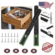 Versatile 18-Inch Soft Close Drawer Slides with Detachable Design - Set of 6