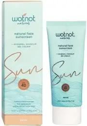 Wotnot Natural Face Sunscreen 40 SPF Beige BB Cream 60g