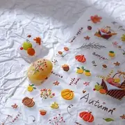 MAGICO - Autumn Story Nail Art Stickers TS-3809 - Pumpkin (3D) - One Size