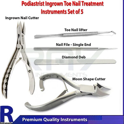 Chiropody Podiatry Instruments Tools Set Ingrown Podiatrist Toenail Surgery Kit