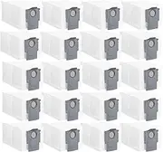 Jotia 20Pcs Vacuum Cleaner Bags, Dust Bags Compatible with Roborock S8 MaxV Ultra/ S8 Max Ultra/Qreco Curv/Qrevo S/Qrevo Master/Q Revo/Q Revo Pro/Saros 10R/ Saros 10/ Qrevo Plus Robot Vacuum