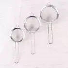 Kitchen Stainless Steel Wire Fine Mesh Strainer Flour Colander Sifter Sieve ZC
