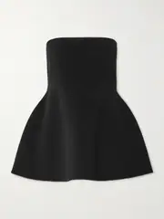 [RÓHE] RÓHE - Strapless Wool Bustier Top - Black - FR 40 FR 40 Black