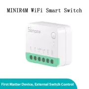 MINIR4M Extreme Wifi Smart Switch Matter Wireless Controller Wi-Fi Detach Relay