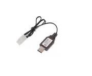 9.6V Battery Pack USB Charger with Mini Tamiya Connector