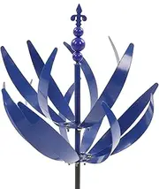 Iron Wind Spinner, 7.9 X 35.4in Yard Garden Outdoor Metal Wind Sculpture for Outdoor Decoration