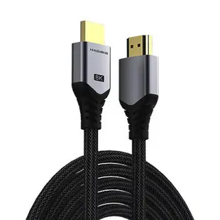 HAGiBiS海備思 HDMI2.1鍍金接口高畫質8K影音傳輸線 1M