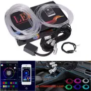 5 In 1 RGB LED Car Neon 6M EL Strip Light Sound Active Bluetooth Phone Control (for: Chrysler)