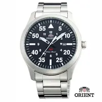 在飛比找Yahoo奇摩購物中心優惠-ORIENT 東方錶 SP 系列 飛行運動石英錶-黑色/44