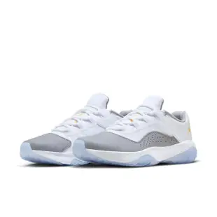 【NIKE 耐吉】籃球鞋 男鞋 運動鞋 包覆 AJ11 喬丹 AIR JORDAN 11 CMFT LOW 白灰 CW0784-107