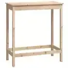 Bar Table 100X50x110 Cm Solid Wood Pine pine wood Bar Tables