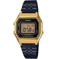 在飛比找蝦皮購物優惠-Casio 腕錶 卡西歐 復古經典潮流黑金色cool報潮流雜