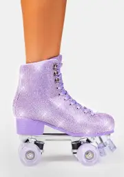 [Sugar Thrillz] Lilac Billionaire Bling Roller Skates