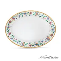 在飛比找PChome24h購物優惠-【Noritake】鳳彩鎏花金邊橢圓盤29.4CM