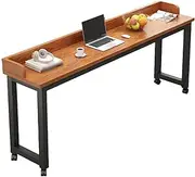 Adjustable Height Over Bed Table With Wheels - Mobile Desk for Computer and Overbed Use