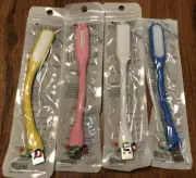 4 Pack Flexible USB LED Light Lamp 4 Keyboard Study Reading Notebook Laptop PC