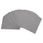 Dark Grey EVA Foam Sheets 11 x 8 inch 1.7mm Thickness for Crafts DIY 24 Pcs