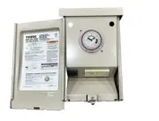(10 Pack)Tork PP-10R-M-GFCI 2 Circuit Pool Landscape Lighting Timer w/ Outlets