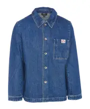 A.P.C. Logo Patch Denim Overshirt S,XL,XS Blue