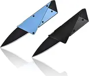 COSMOS 2 Pcs Outdoor Foldable Pocket Emergency Card Wallet Knife Survival Self Defence Tool Weapons
