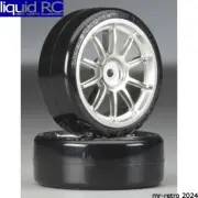 Tamiya 54022 Mtl-Pltd 10-Spk wheel w/Cem Sup Driftech Tires24mm
