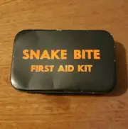 Vintage Snake Bite Suction Kit METAL Tin American Optical Antique First Aid