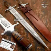IMPACT CUTLERY RARE CUSTOM D2 FULLER MEDIEVAL KNIGHT SWORD KNIFE