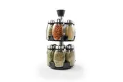 Baccarat Spice Market Gusto Rotating 12 Jar Spice Rack