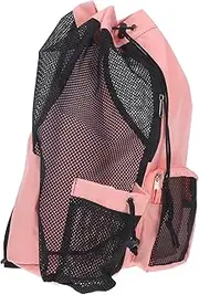 Happyyami Drawstring Backpack Durable Outdoor Bag for Swimming Gym and Travel Shoulder Straps Lightweight Design for Fitness and Sports
