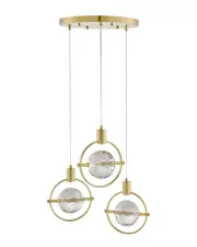 Finesse Decor Hollywood Circle 3-Light Pendant