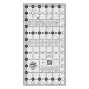 Creative Grids Non-Slip Quilt Ruler 6-1/2 x 12-1/2 Inch Measure Quilting Sewing