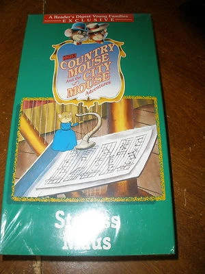 NEW VHS - Reader's Digest Country Mouse & City Mouse - Strauss Maus