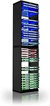 ADZ Universal Game Storage Tower – Stores 36 Game or Blu-Ray Disks – Game Holder Rack for PS4, PS5, Xbox One, Xbox Series X/S, Nintendo Switch Games and Blu-Ray Disks…