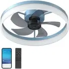 20" Dimmable Ceiling Fans with Lights and Remote