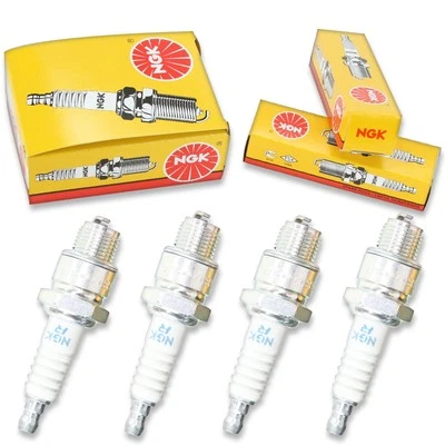 4pcs 79-98 Evinrude 80 Jet CV4 NGK Standard Spark Plugs 80 HP Kit Set Engine np