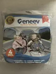 New Veneev Car Shade Side Back Window Sunshade Protector kids & pets back seat
